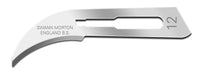 Swann Morton No 12 Sterile Stainless Steel Blades 0304 (Pack of 100) - HandyProducts.co.uk