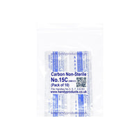 Swann Morton No 15C Non Sterile Carbon Steel Blades 0121 (Pack of 10) - HandyProducts.co.uk
