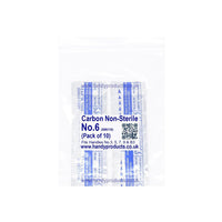 Swann Morton No 6 Non Sterile Carbon Steel Blades 0116 (Pack of 10) - HandyProducts.co.uk