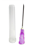 Terumo Hypodermic Needle 24G x 1" (0.55 x 25 mm) Violet TUAN-2425R (Pack of 10) - HandyProducts.co.uk
